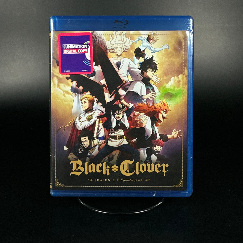 BLACK CLOVER Season 2 (Blu-Ray + Digital) Episodes 52-102 *NEW/SEALED* FREE SHIP