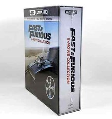 Fast & Furious: 8-Movie Collection (4k Ultra HD + Blu-Ray + Digital) NEW/SEALED