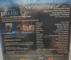 Wagner Der Ring des Nibelungen (Weimar 2008, 4 Blu-rays) ships next business day