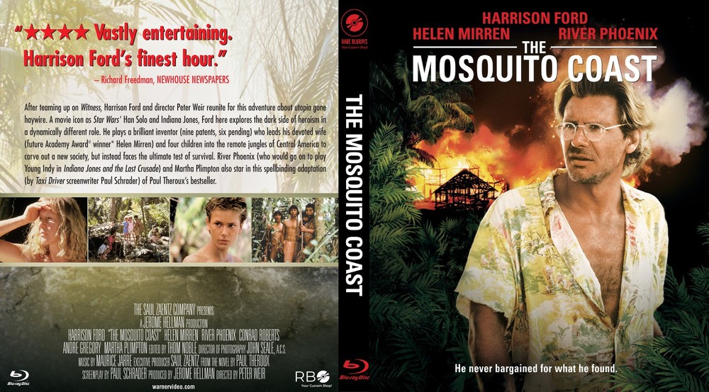 THE MOSQUITO COAST / CUSTOM BLURAY MOVIE